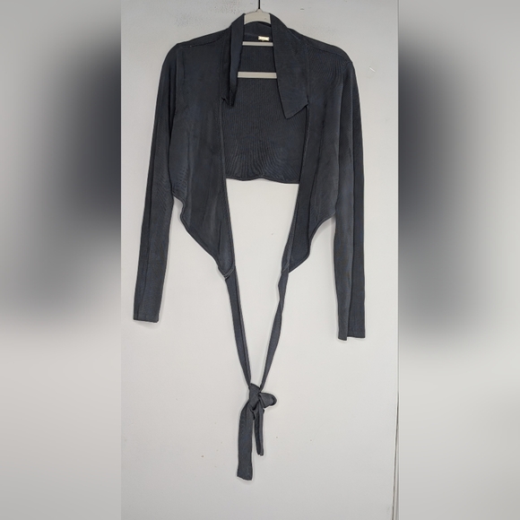 Cult Gaia • Tory Knit Top in Charcoal - Picture 2 of 7